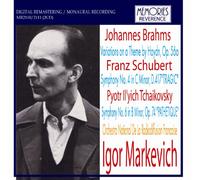 イーゴリ・マルケヴィッチ指揮 ブラームス:ハイドン変奏曲 シューベルト:交響曲第4番 チャイコフスキー:交響曲第6番「悲愴」