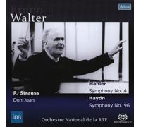 ワルター&フランス国立放送管ライヴ ~ マーラー : 交響曲第4番 他 (R.Strauss : Don Juan | Mahler : Symphony No.4 | Haydn : Symphony No.96 / Bruno Walter , Orchestre National de la RTF) [SACDシングルレイヤー]