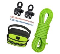 4: 1 Efficiente Puleggia di Sollevamento Set Alta Efficienza Arrampicata Su Roccia In Nylon Corda di Nylon Accessori Esterni Resistenza Ad Alta Efficienza