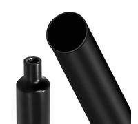 4:1 Guaina Termorestringente,Termorestringente per Cavi Elettrici,Guaine Termorestringenti,Tubo Termoretrattile con Adesivo,per il Collegamento dei Cavi Elettrici,2m di Lunghezza(Ø12mm,Nero)