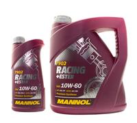 4 + 1 Litro Mannol Racing + Ester 10W-60 Olio Motore VW Audi BMW Alfa Lancia