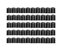 4/10/25/50Pcs Tire Valve Stem Caps, With O Rubber Ring, Tyre Stem Covers Compatible With Cars SUVs Bike Bicycle Trucks Motorcycles(Black-50Pcs)