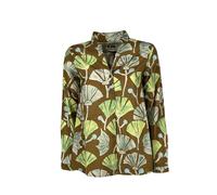 4.10 BottegaChilometriZero DD26805 GURU camicia donna biscotto/verde