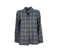 4.10 by BottegaChilometriZero Camicia Donna Quadri DD25305 | Collo Guru