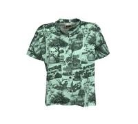 4.10 by BottegaChilometriZero Camicia Verde Fantasia Vittoriana DD25224 Made in