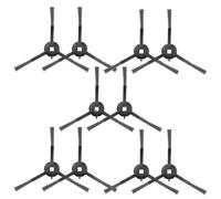 4/10 spazzole laterali di ricambio compatibili con robot aspirapolvere Mova M1 e Trouver M1 per una pulizia efficace di punti difficili da raggiungere (confezione da 10)