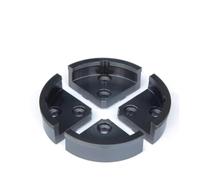 4 "100mm Mandrino for tornio for legno Autocentrante 4 griffe Mandrino for tornitura del legno Utensili for tornitura del legno Tornio for legno Accessori for macchine utensili (Color : Round Jaw)