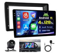 4+128G Autoradio Android per Fiat Tipo Egea 2015-2020 Wireless Carplay 9''Incell Schermo per Auto Android Auto WiFi Touchscreen Bluetooth5.0 GPS Retrocamera