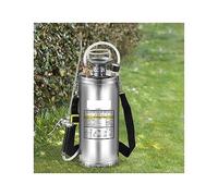 4-12L Spruzzatore alimentato a mano Irrigazione in acciaio inossidabile Spruzzo Spruzzo Atomizzatore Pompa Spruzzatore for la pulizia del giardino del terreno domestico(10L 3Gal)