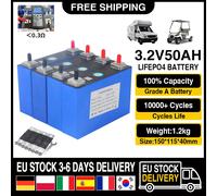 4-16PCS 3.2V 50AH 100AH Lifepo4 Batteria FAI DA TE 12V 24V 48V Grado A Litio Ferro Fosfato Cella Ricaricabile Per Il Carrello Da Golf Duty Free
