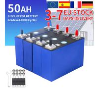 4-16PCS 3.2V 50AH Lifepo4 Batteria Grado A FAI DA TE 12V 24V 48V Al Litio Ferro Fosfato Cella Ricaricabile Per Golf Cart Barca Duty Free 4PCS