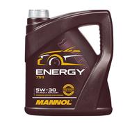 4 (1x4) Litro Mannol SAE 5W-30 Energia Olio Motore VW 502.00/505.00/MB229.3