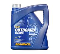 4 (1x4) Litro Mannol Fuoribordo Marine 2-Takt Olio Misto