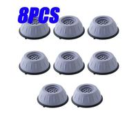 4/2/1PCS Piedini Antivibranti Cuscinetti In Gomma For Gambe Di Lavatrice Silenziose Asciugatrice Frigorifero Base Universale Cuscinetto Antiscivolo Fisso(8PCS)