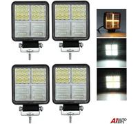 4.2 " LED Work Luce X4 Croce DRL Guida Nebbia 12-24V Bianco & Ambra Car Flood