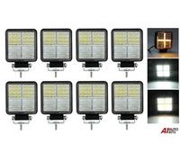 4.2 " LED Work Luce X8 Croce DRL Guida Nebbia 12-24V Bianco & Ambra Car Flood