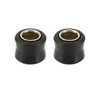 4/2 Pezzi 12 Mm Boccole In Gomma Universali Per Ammortizzatore Posteriore Moto Colore Nero Accessori Per(2 PZ)