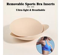 4/2 pezzi Imbottiture per reggiseno invisibili ovali per donne, per esaltare il décolleté, traspiranti, spesse, per aumentare il seno, modellanti, rimovibili e lavabili, accessori per lingerie, adatti