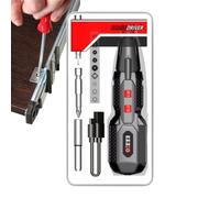 4,2 V Electric Screwdriver - 3-Speed Cordless Driver With LED Light | 1600mAh Type-C Batteria | 3-Speed Torque Adjustment & LED Light | Ergonomic Cordless Power Screwdriver per PC, Watch, Home