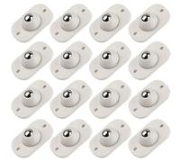 4-20 pz Autoadesiva Universale Puleggia Ruote Girevoli Ruote Girevoli Ruota for Mobili Scatola di Immagazzinaggio Rullo Spazzatura Cabinet(16pcs)