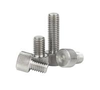 4-20pcs M2/M2.5/M3/M4/M5/M6/M8 Viti di regolazione con pomello striato in acciaio inoxydabile, M2x4mm
