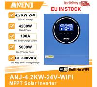 4.2KW 4200W 24V Ibrido Solare Inverter Off Grid MPPT 100A 500VDC Doppia Uscita