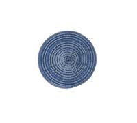 4/2pcs Round Table Mat Woven Placemats Dining Mats Non-Slip Tableware Bowl Pads Kitchen Drink Cup Coasters per Cucina Domestica Ristoranti e Hotel(Color4,2pcs)