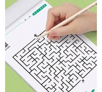 4/3/1 pezzi Libro per l'allenamento della concentrazione con labirinto, addestramento del pensiero per i giovani, sviluppo dell'intelligenza e libro di giochi con labirinti per superare i livelli Labi