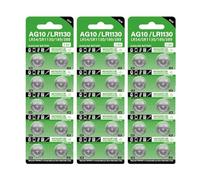 4/3/2/1 Scheda AG10 Batteria a Bottone LR1130 Batterie per Orologio a Distanza per Auto LR54 SR1130 189 Piccola Batteria a Moneta Elettronica 1.55V