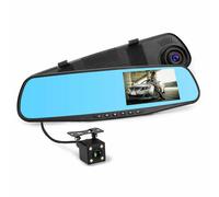 4.3 AUTO DVR SPECCHIETTO RETROVISORE DASHCAM MONITOR CON TELECAMERA POSTERIORE