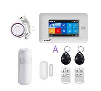 4.3 pollici WiFi 3G GSM. di allarme for la sicurezza della casa wireless con sensore movimento Tuya. App compatibile Installazione rapida(H)