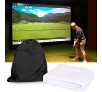 4: 3 Schermo Di Impatto Del Simulatore Di Golf Interni Per L'allenamento Del Golf, Schermo Di Proiezione Dei Simulatori Di Golf 240CM*180CM