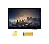 4.3inch DSI LCD Capacitive Touch Screen Display 800×480 Resolution IPS Wide Angle Monitor for Raspberry Pi 4B/3B+/3A+/3B/2B/B+/A+, Supports Ubuntu/Kali / WIN10 IoT