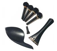 4/4 3/4 1/2 1/4 1/8 1/16 Ebony Accessories For Violin Fishbone Ebony Violin Accessories accessori per violino (Size : 1/4)