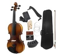 4/4 3/4 1/8 1/2 1/4 Set di violino vintage in tiglio con custodia, archetto, poggiaspalla, accessori adatti ai principianti(1-8 Violin set)