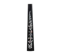 4/4 3/4 Violino Fine Tuner Cordiera Kit Guancia Resto Violino Tirare String Board Chord Shaft Coda Chiodo (Color : Flowers and vines)