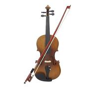4/4 Full Size Violino Violino Finitura Opaca Tavola In Abete Tastiera In Ebano Strumento A 4 Corde Con Custodia Rigida Arco