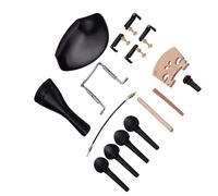 4/4 Full Sizet Chin Rest Chinrest Clamp Tailpiece 4 Tuning Pegs 4 Fine Tuners Tailgut Endpin Maple Bridge accessori per violino