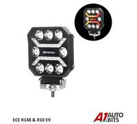 4 " 4 Inch LED Rosso Bianco Ambra Lavoro Luce Post. Rimorchio Retro Retronebbia