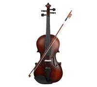 4/4 Violino Corpo In Tiglio Testa Tastiera In Ebano Peg Mentoniera Cordiera Violino Per Principianti Con Custodia Ad Arco