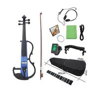 4/4 Violino Elettrico Corpo In Acero Violino Elettrico Muto Con Custodia Ad Arco Cavo Per Cuffie Accessori Per Il Resto Della Spalla