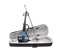 4/4 Violino Elettrico Corpo In Acero Violino Elettrico Muto Con Custodia Per Arco Cavo Di Collegamento Per Cuffie Accessori Per Parti Di Violino