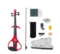 4/4 Violino Elettrico Set Con Arco In Legno Brasiliano Ponte In Acero Accordatore Custodia In Nylon Custodia Per Violino Cavo Audio Studente Violino