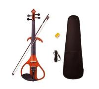 4/4 Violino Elettrico Violino Strumento A Corde Tiglio Muto Violino Con Raccordi Custodia Per Cavi Per Gli Amanti Della Musica Principianti