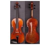 4/4 Violino Fatto A Mano Di Fiamma Di Alta Qualità Con Tono Forte Con Guscio In Fibra Di Carbonio E Fiocco violino principianti