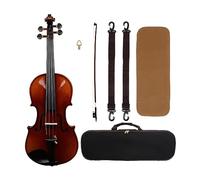 4/4 Violino Fatto A Mano In Legno Di Abete Rosso Acustico Con Stampa Violino Kit Con Custodia Per Strumento Per Principianti (Color : HandmadeNatural)