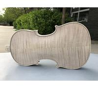 4/4 violino incompiuto Bianco Violino Corpo Fiamma Acero Abete Abete Avanzamento fatto a mano Violino FAI DA TE
