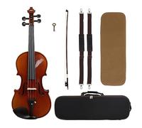 4/4 Violino Semi Fatto A Mano Acustico In Legno Di Abete Rosso Pittura Stampa Violino Kit Con Custodia Arco Per Principianti Strumento (Color : Semi Handmade Print)