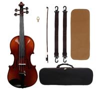 4/4 Violino Semi Fatto A Mano Acustico In Legno Di Abete Rosso Pittura Stampa Violino Kit Con Custodia Arco Per Principianti Strumento (Color : HandmadeNatural)
