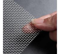 4-400 Mesh Metal Woven Mesh Stainless Steel Screening Filter Sheet Crimped Wire Mesh Cut For Windows Door Filter 200 Mesh